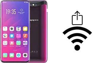 Générer un QR code avec la clé Wifi sur un Oppo Find X