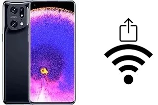 Générer un QR code avec la clé Wifi sur un Oppo Find X5 Pro