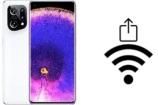 Générer un QR code avec la clé Wifi sur un Oppo Find X5