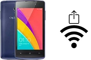 Générer un QR code avec la clé Wifi sur un Oppo Joy Plus