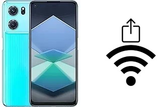 Générer un QR code avec la clé Wifi sur un Oppo K10 5G