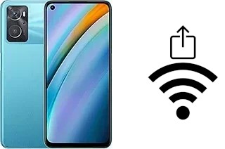 Générer un QR code avec la clé Wifi sur un Oppo K10