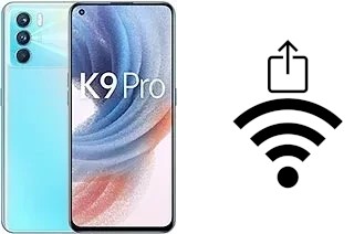 Générer un QR code avec la clé Wifi sur un Oppo K9 Pro