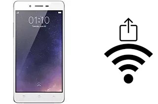 Générer un QR code avec la clé Wifi sur un Oppo Mirror 5