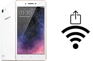 Générer un QR code avec la clé Wifi sur un Oppo Neo 7