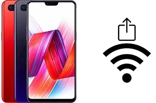 Générer un QR code avec la clé Wifi sur un Oppo R15