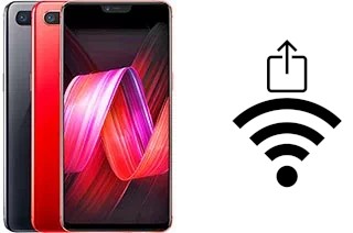 Générer un QR code avec la clé Wifi sur un Oppo R15 Pro