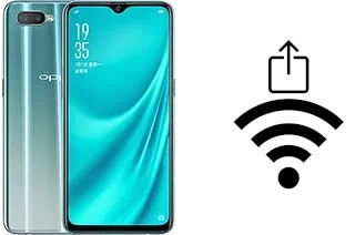 Générer un QR code avec la clé Wifi sur un Oppo R15x