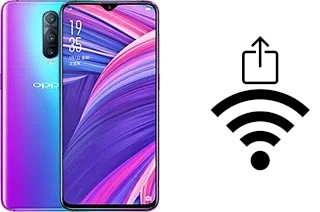 Générer un QR code avec la clé Wifi sur un Oppo R17 Pro