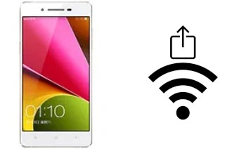 Générer un QR code avec la clé Wifi sur un Oppo R1S