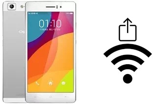 Générer un QR code avec la clé Wifi sur un Oppo R5