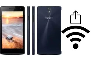 Générer un QR code avec la clé Wifi sur un Oppo R6007