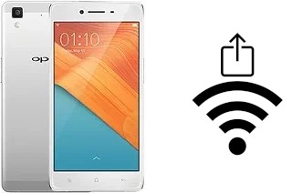 Générer un QR code avec la clé Wifi sur un Oppo R7