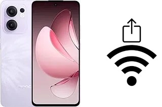 Générer un QR code avec la clé Wifi sur un Oppo Reno13 F 4G