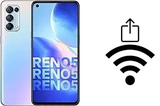 Générer un QR code avec la clé Wifi sur un Oppo Reno5 4G