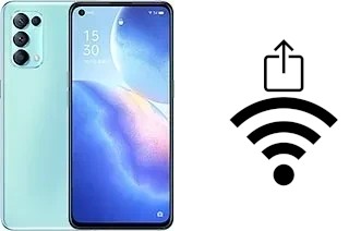 Générer un QR code avec la clé Wifi sur un Oppo Reno5 K