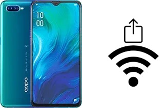 Générer un QR code avec la clé Wifi sur un Oppo Reno A