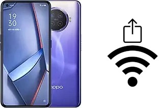 Générer un QR code avec la clé Wifi sur un Oppo Ace2