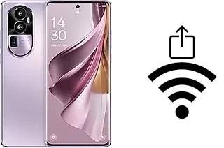 Générer un QR code avec la clé Wifi sur un Oppo Reno10 Pro+