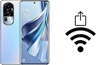 Générer un QR code avec la clé Wifi sur un Oppo Reno10 Pro