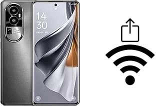 Générer un QR code avec la clé Wifi sur un Oppo Reno10