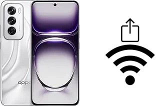 Comment générer un QR code avec le clé de sécurité réseau Wifi sur un Oppo Reno12