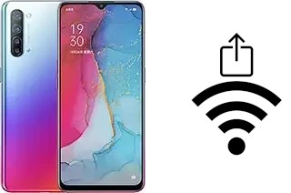 Générer un QR code avec la clé Wifi sur un Oppo Reno3