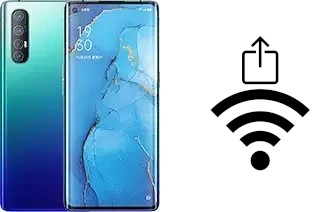 Générer un QR code avec la clé Wifi sur un Oppo Reno3 Pro