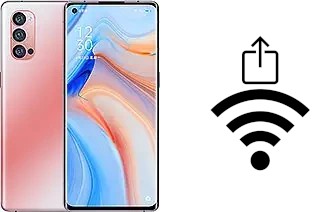 Générer un QR code avec la clé Wifi sur un Oppo Reno4 Pro 5G