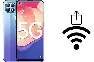 Générer un QR code avec la clé Wifi sur un Oppo Reno4 SE