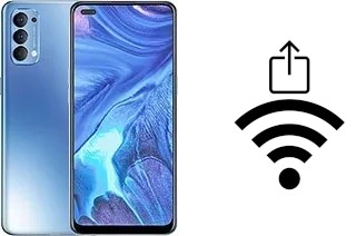 Générer un QR code avec la clé Wifi sur un Oppo Reno4