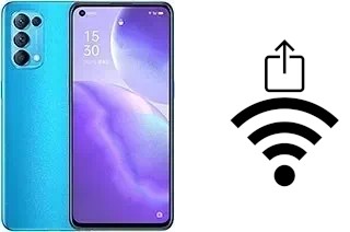 Générer un QR code avec la clé Wifi sur un Oppo Reno5 5G