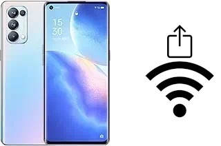 Générer un QR code avec la clé Wifi sur un Oppo Reno5 Pro 5G