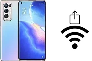 Générer un QR code avec la clé Wifi sur un Oppo Find X3 Neo