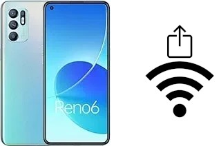 Générer un QR code avec la clé Wifi sur un Oppo Reno6