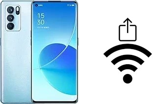 Générer un QR code avec la clé Wifi sur un Oppo Reno6 Pro 5G