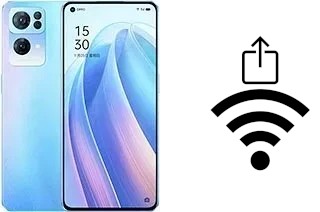 Générer un QR code avec la clé Wifi sur un Oppo Reno7 Pro 5G