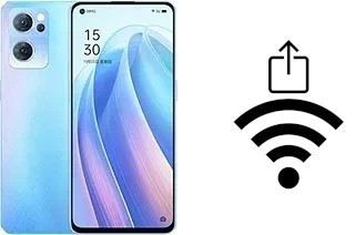 Générer un QR code avec la clé Wifi sur un Oppo Reno7 5G