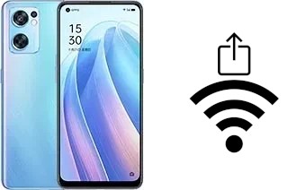 Générer un QR code avec la clé Wifi sur un Oppo Reno7 SE 5G