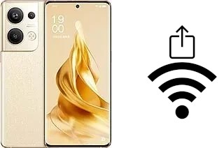 Générer un QR code avec la clé Wifi sur un Oppo Reno9 Pro+