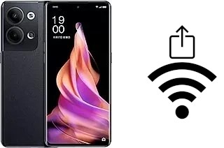 Générer un QR code avec la clé Wifi sur un Oppo Reno9