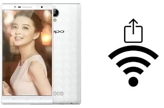 Générer un QR code avec la clé Wifi sur un Oppo U3