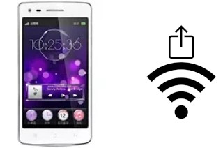 Générer un QR code avec la clé Wifi sur un Oppo U701 Ulike