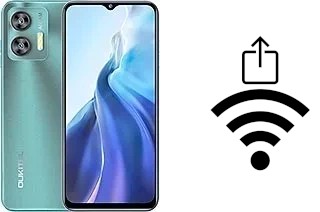 Générer un QR code avec la clé Wifi sur un Oukitel C36