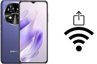 Comment générer un QR code avec le clé de sécurité réseau Wifi sur un Oukitel C37