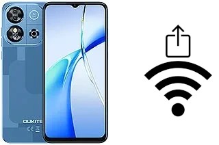 Générer un QR code avec la clé Wifi sur un Oukitel C57s