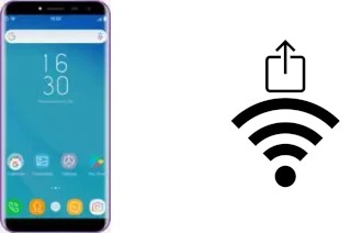 Générer un QR code avec la clé Wifi sur un Oukitel C8 4G