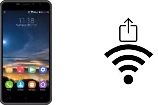 Générer un QR code avec la clé Wifi sur un Oukitel C9