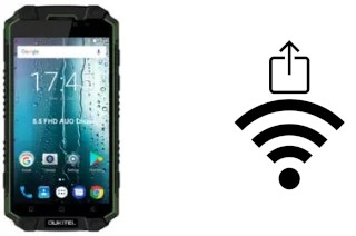 Générer un QR code avec la clé Wifi sur un Oukitel K10000 Max