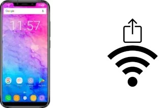 Générer un QR code avec la clé Wifi sur un Oukitel U18